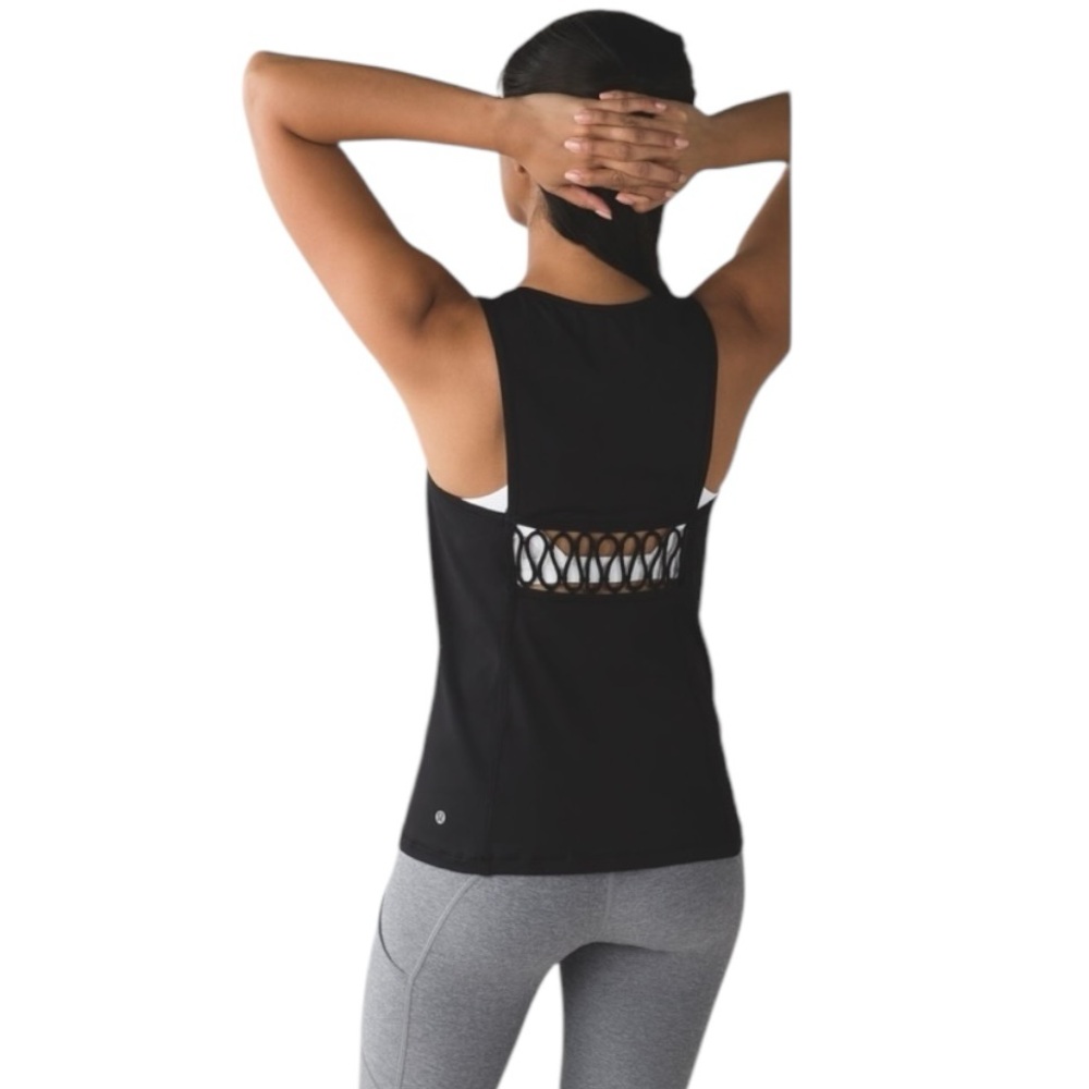 Lululemon Sweaty Or Not Tank Sleeveless Top size 8